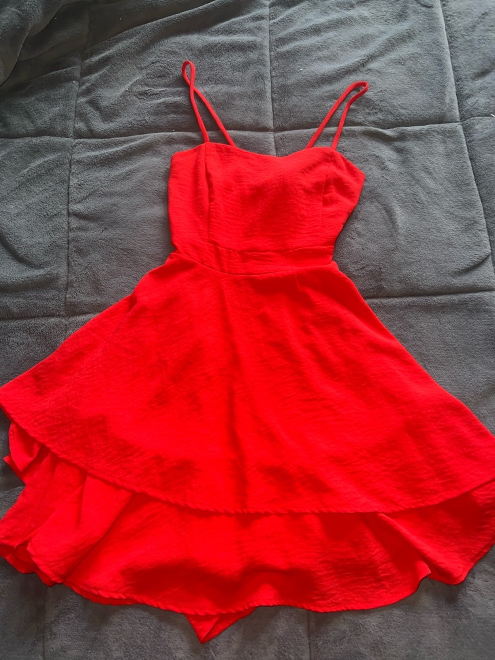 Lovely Day Vibrant Red Dress